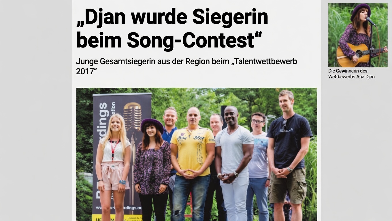 Djan wurde Siegerin beim Song-Contest 2017